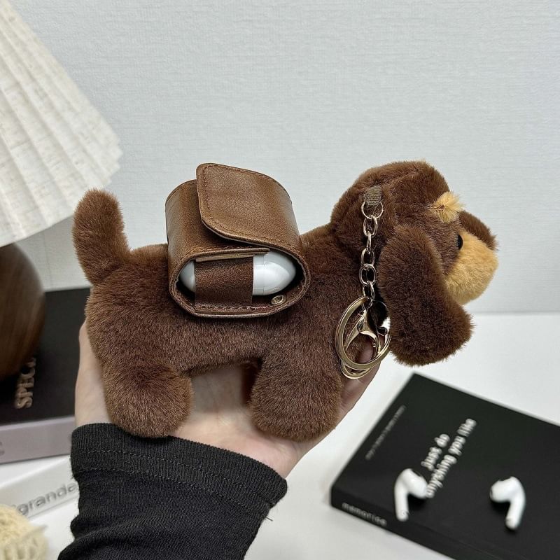 Edgin - Hond Pluche AirPods / Pro Oordopjeshoesje