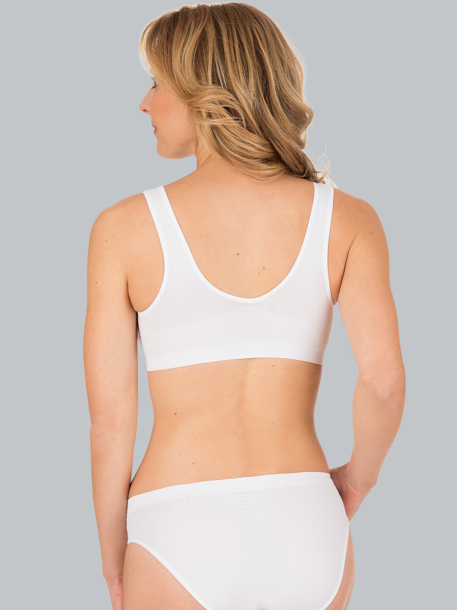 Bustier aus Polyamid/Elastan Weiss