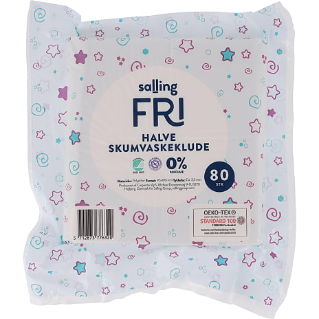 Halve skumvaskeklude