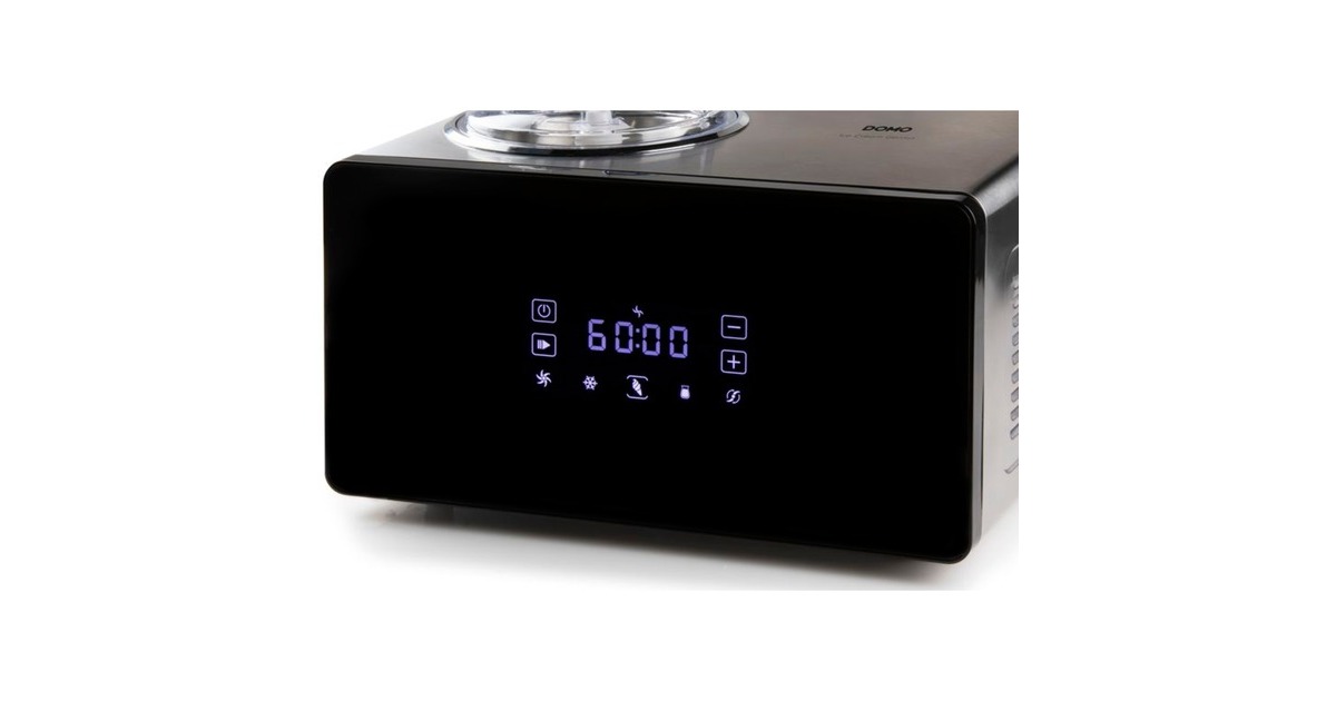 DomoIJsroommachine Ice Cream Genius ijsmachine  (Zwart)