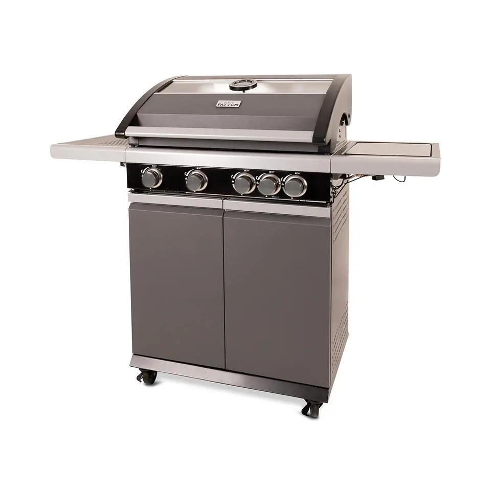 Patton Patio Pro Chef 4 1 Gasbarbecue - Frozen Grey