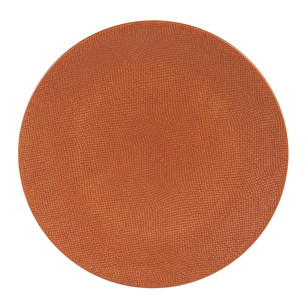 Assiette Vésuvio terra 31 cm Table passion