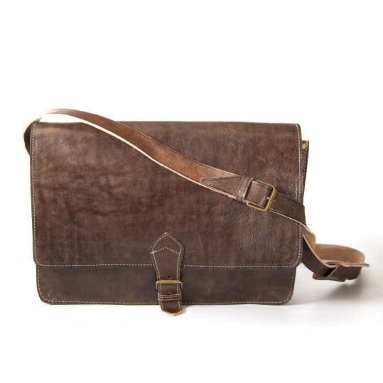 Messengertasche, dunkelbraun, B 40 cm, H 30 cm günstig bestellen