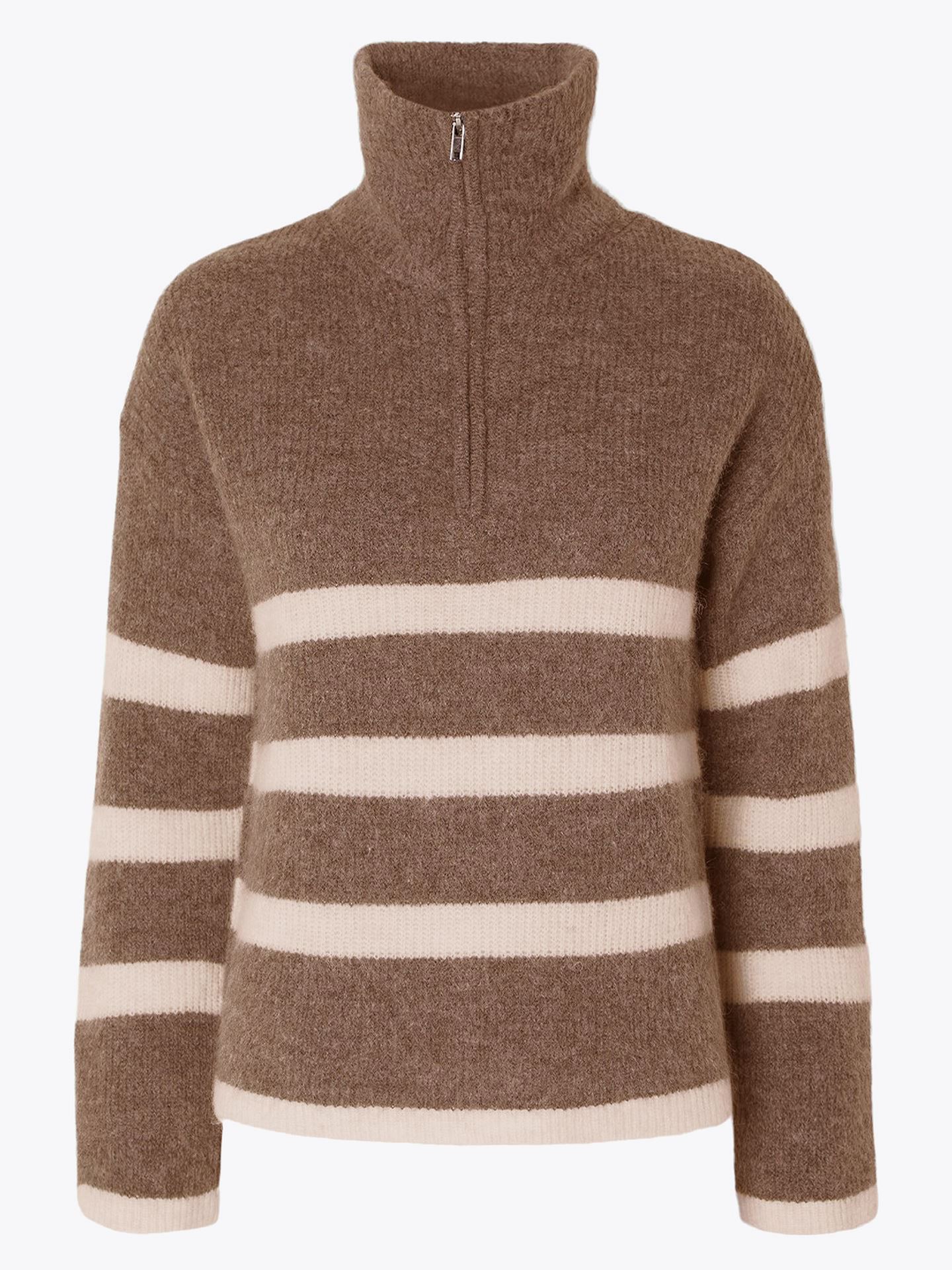 Maline Long Sleeve Knit Half Zip