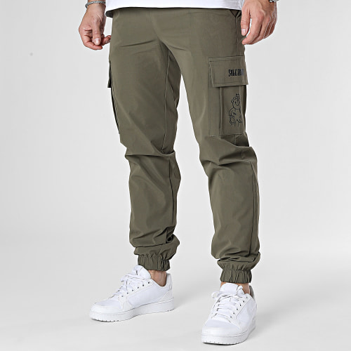 Pantalon Cargo Nounours King Vert Kaki Noir