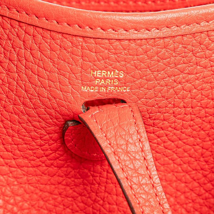 Hermès Vintage Hermès Evelyne Red