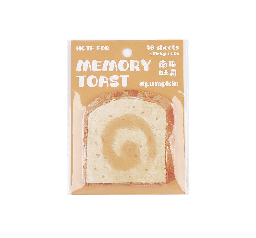 Jun's Journal - Toast Sticky Note (verschillende ontwerpen)