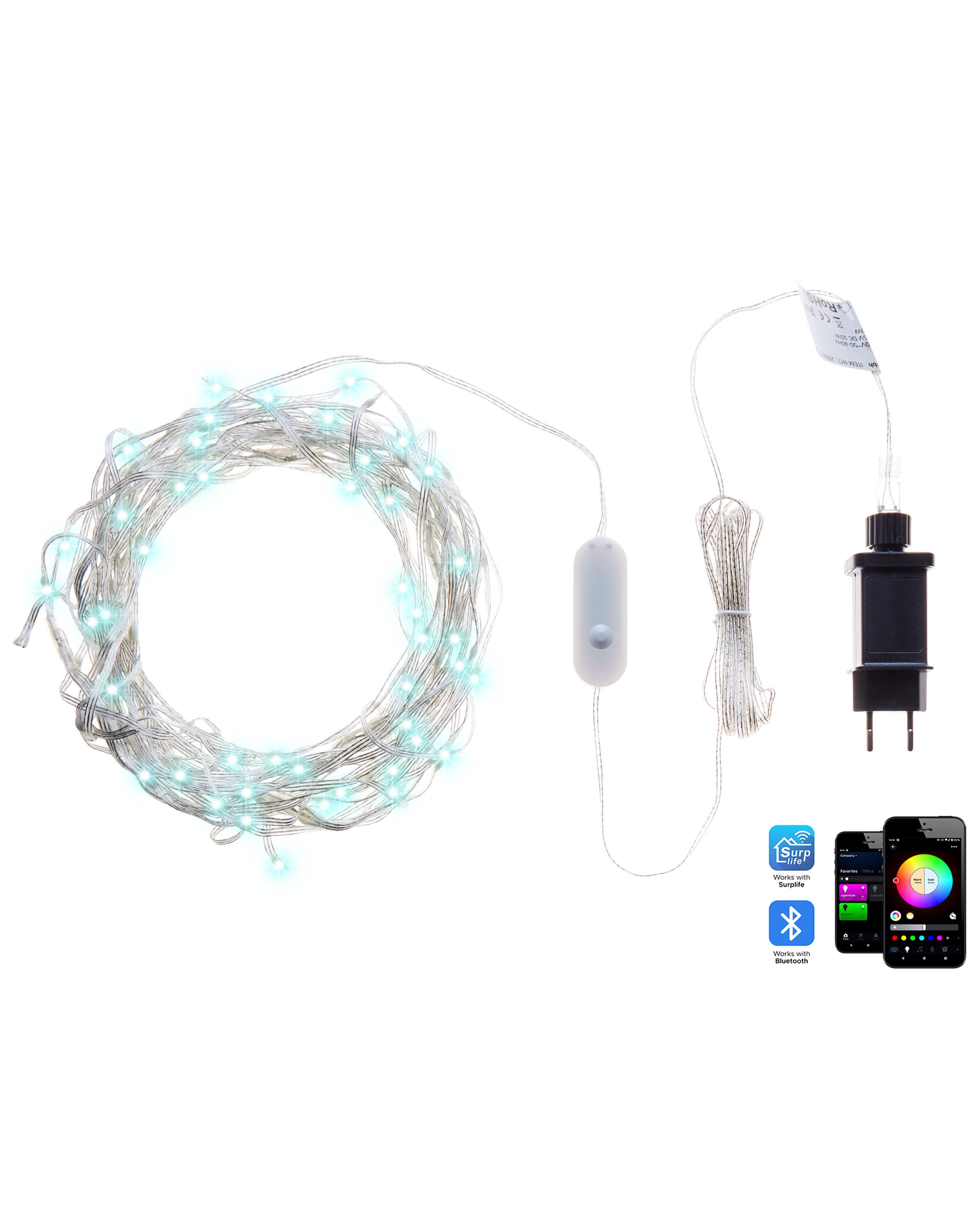 Lichtgordijn slimme LED met app KULUSUK 150 x 320 cm Multicolor