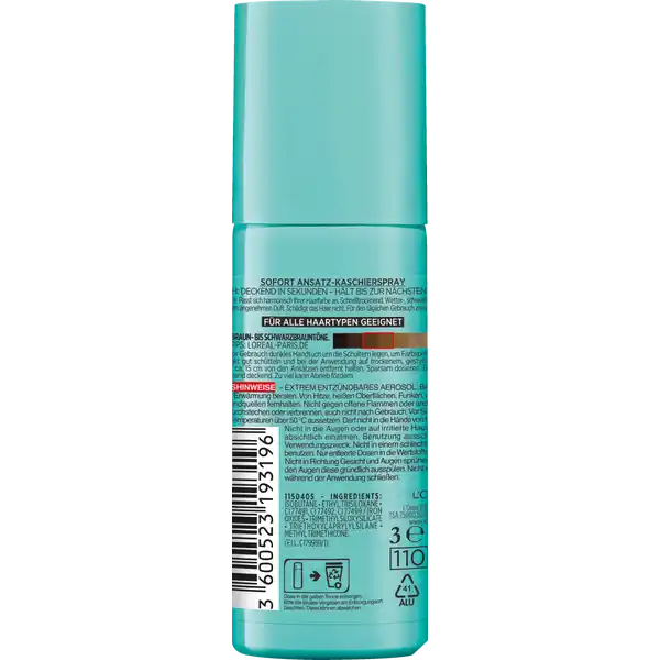 Ansatz-Kaschierspray Dunkelbraun bis Schwarzbraun