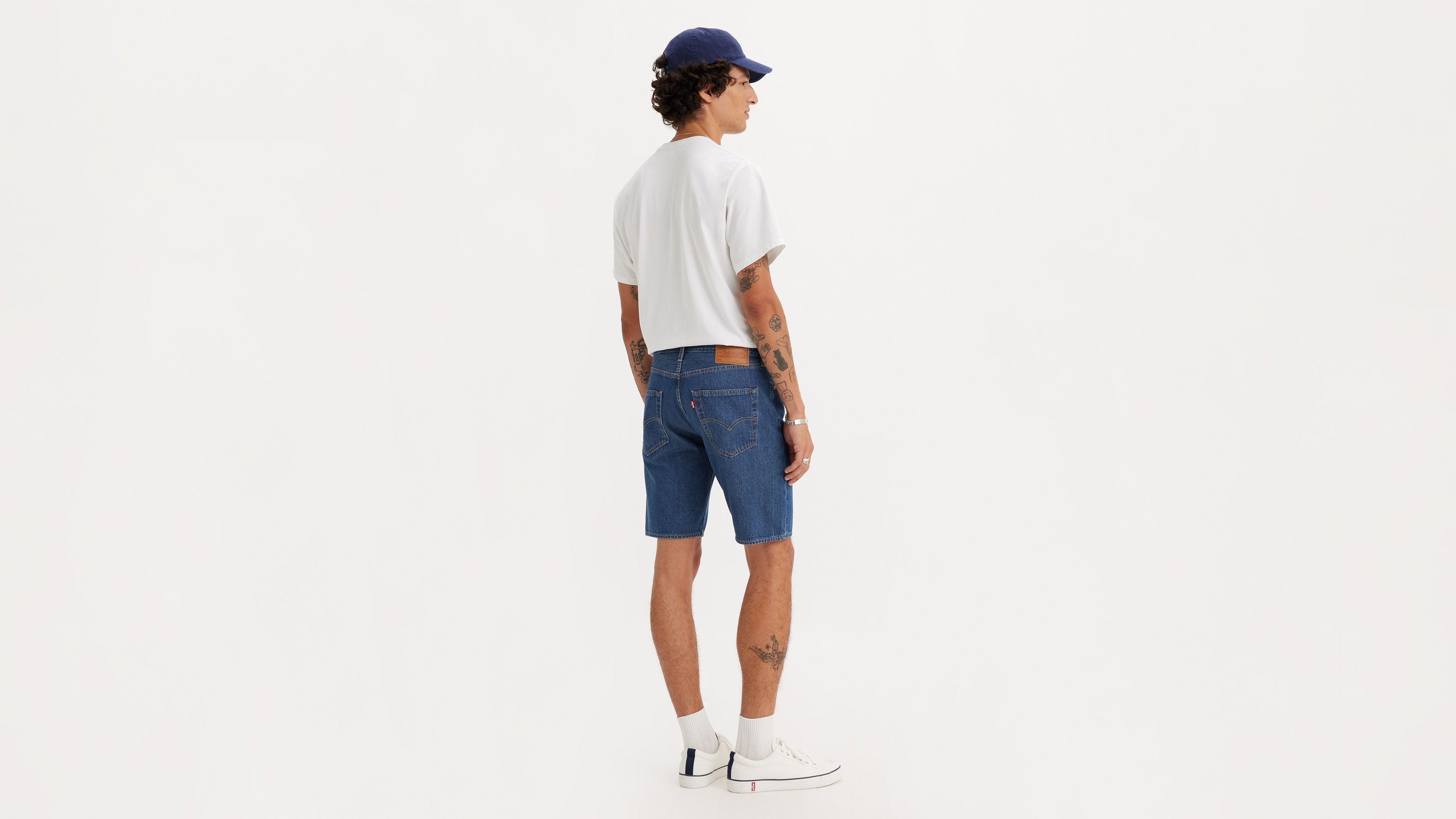 Levi's® short 501® Original Lightweight - Chips & Dip Lightweight Short - Bleu