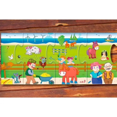 HABA 303704 Mein erstes Wimmelpuzzle – Ponyhof