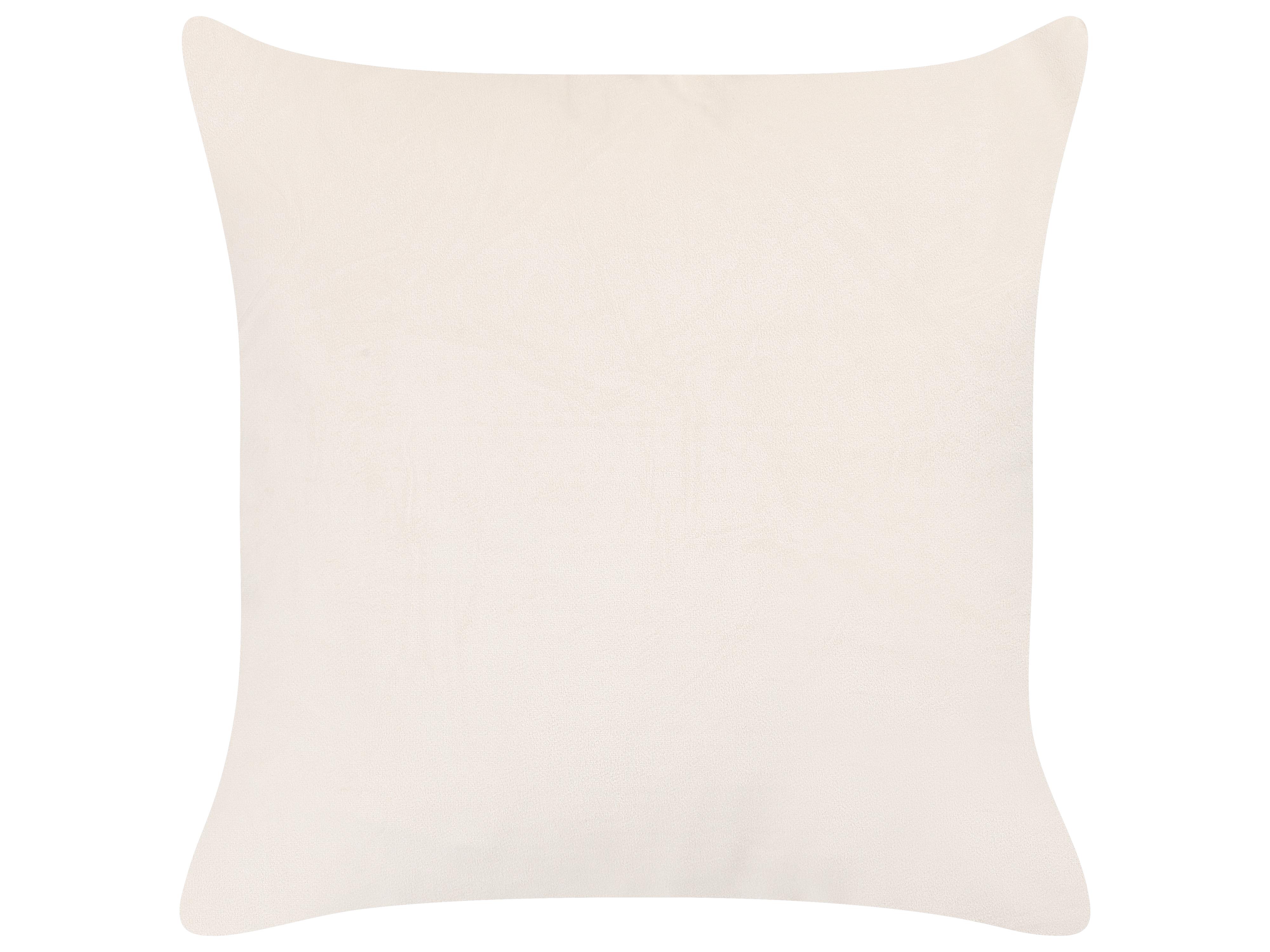 Set van 2 sierkussens TRITELEIA Fluweel 45 x 45 cm Geel bloempatroon
