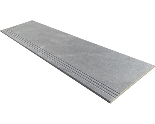 MIRAVA porseleinen traptrede NARVIK zilver 30 x 120 x 0,85 cm