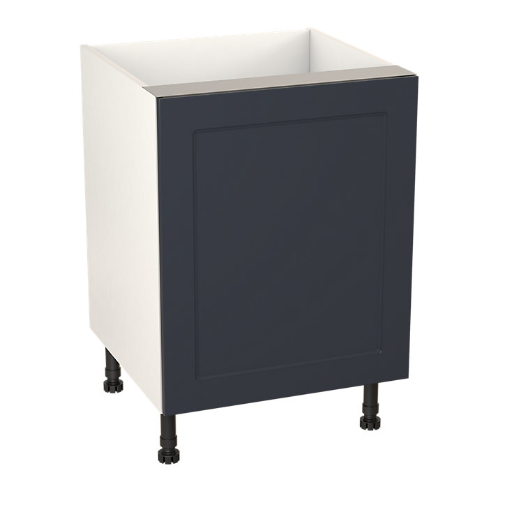 Meuble bas de cuisine avec 1 porte GoodHome Artemisia bleu L. 60 x H. 72 cm
