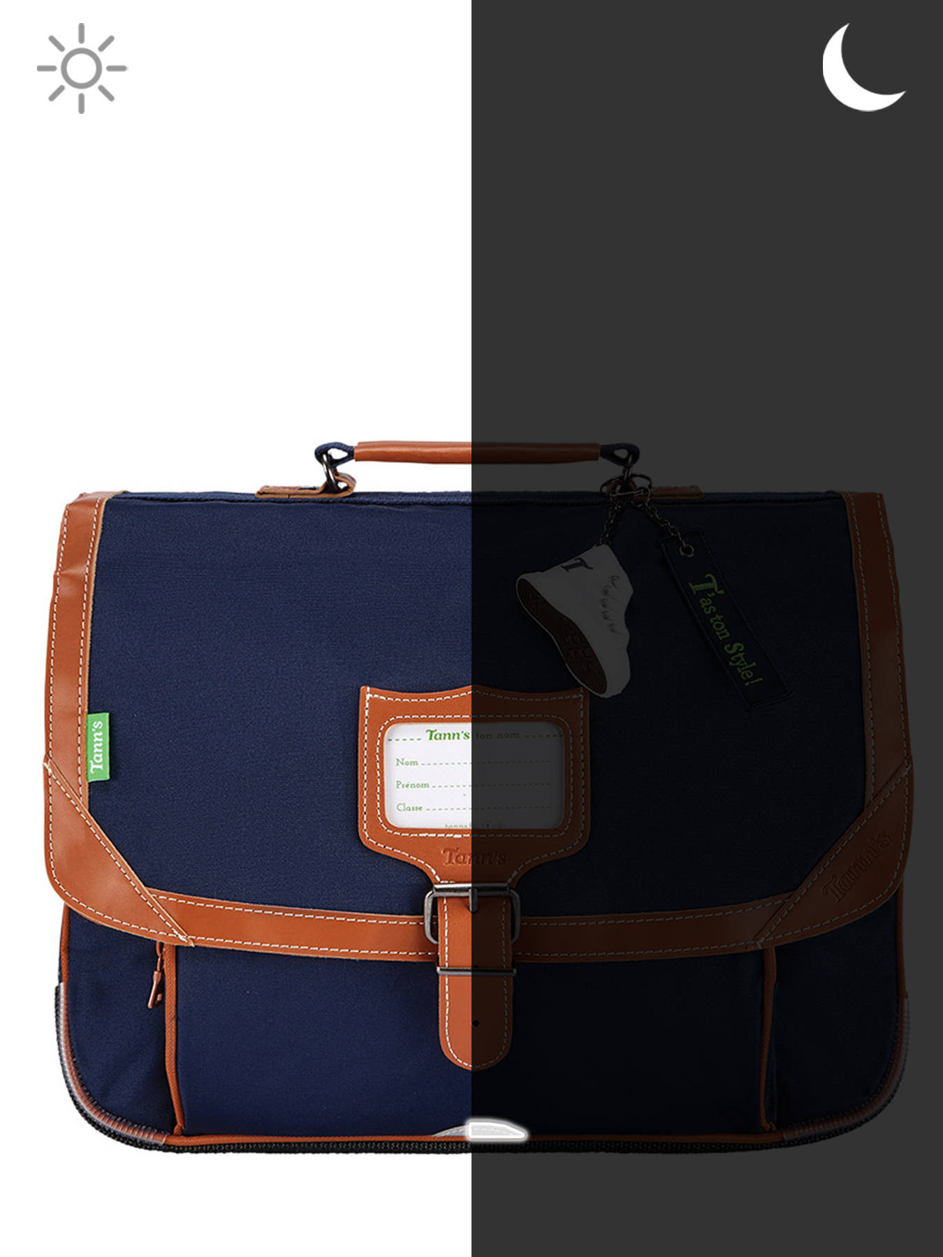 Cartable 2 compartiments TANN'S