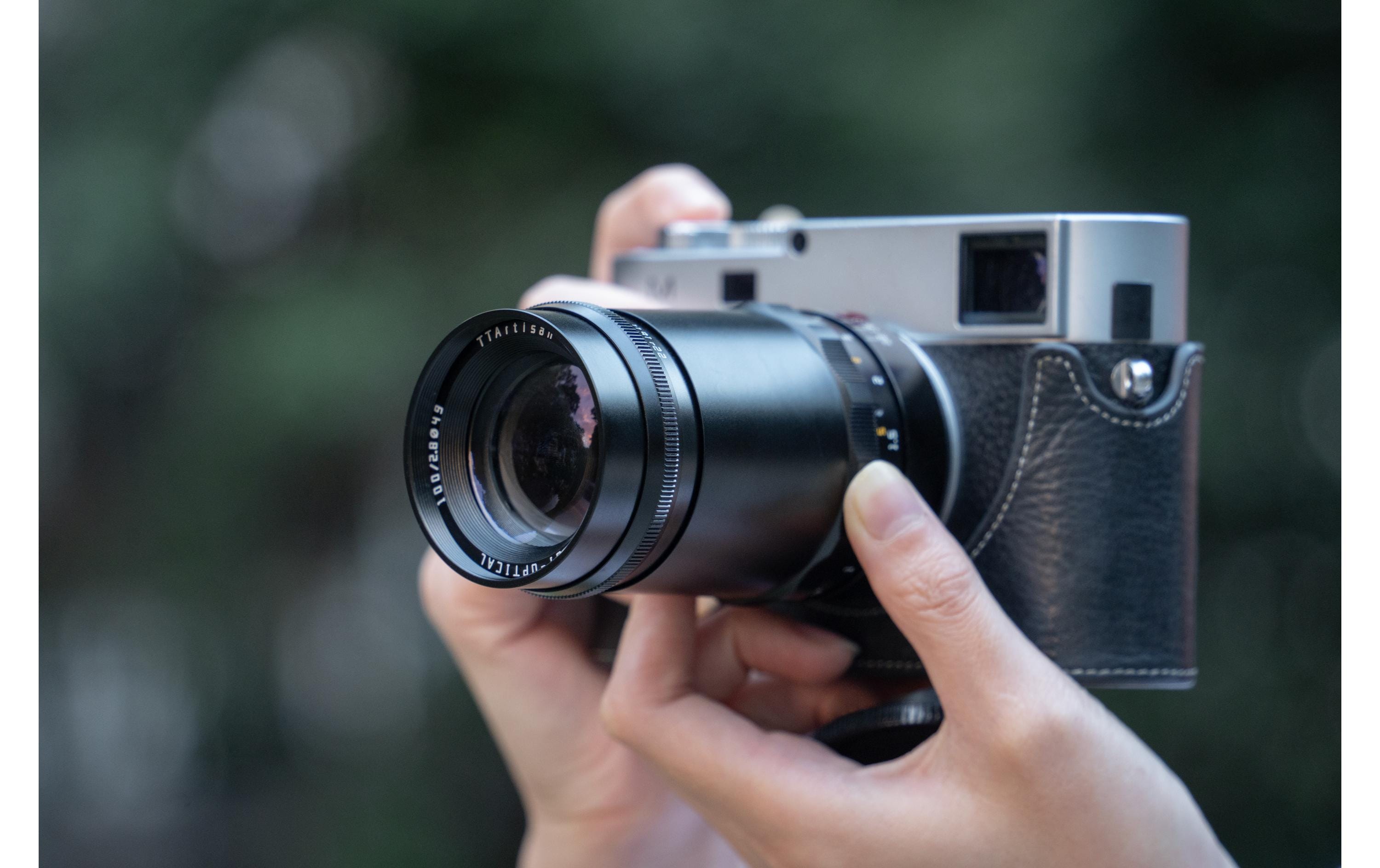 Festbrennweite 100mm F/2.8 – Leica M<br>Teleobjektiv mit speziellem Bubble-Bokeh-Effekt