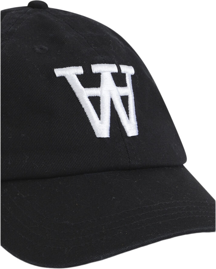 Wood Wood Eli embroidery cap Sort