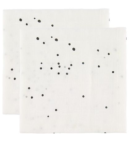 Done By Deer Babysv?b - 120x120 - 2-pak - White Dreamy Dots
