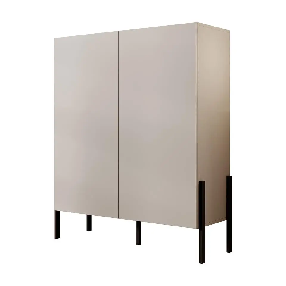 Meubella - Dressoir Jordy - Beige - 114 cm