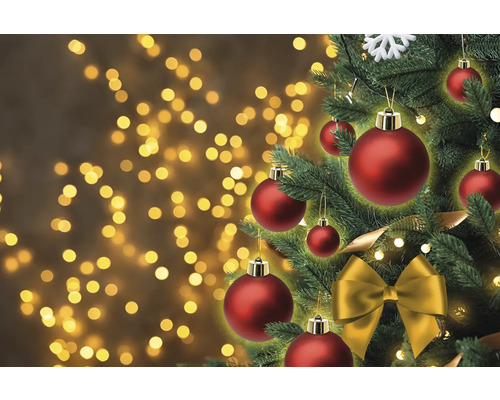 Grote XXL kerstbal Lafiora Ø 30 cm mat rood