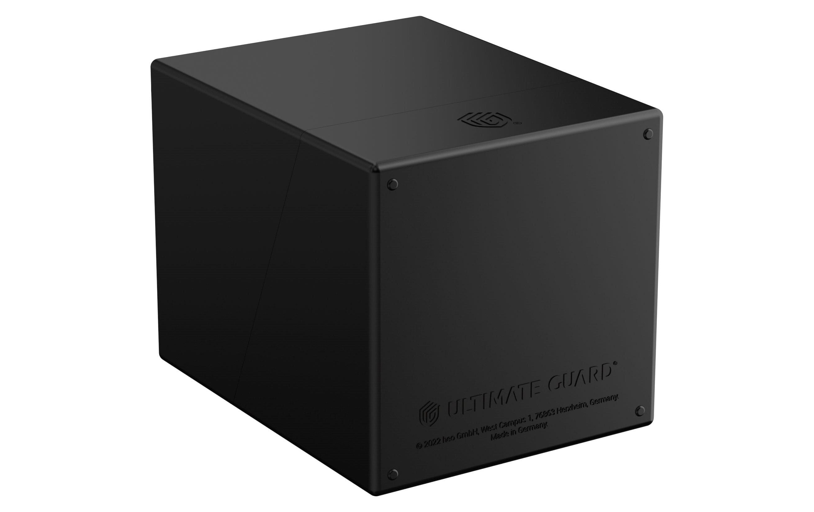 Boulder Deck Case 100+ Solid SchwarzHochwertige Aufbewahrungsbox für Karten der Standardgrösse