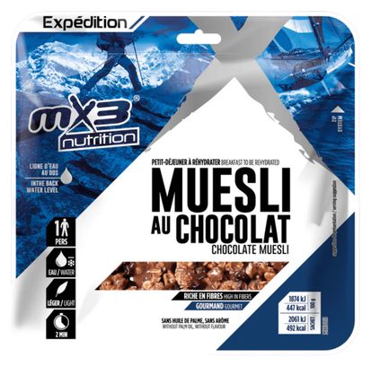 Petit-Dejeuner Lyophilisé MX3 Muesli Chocolat - 110g