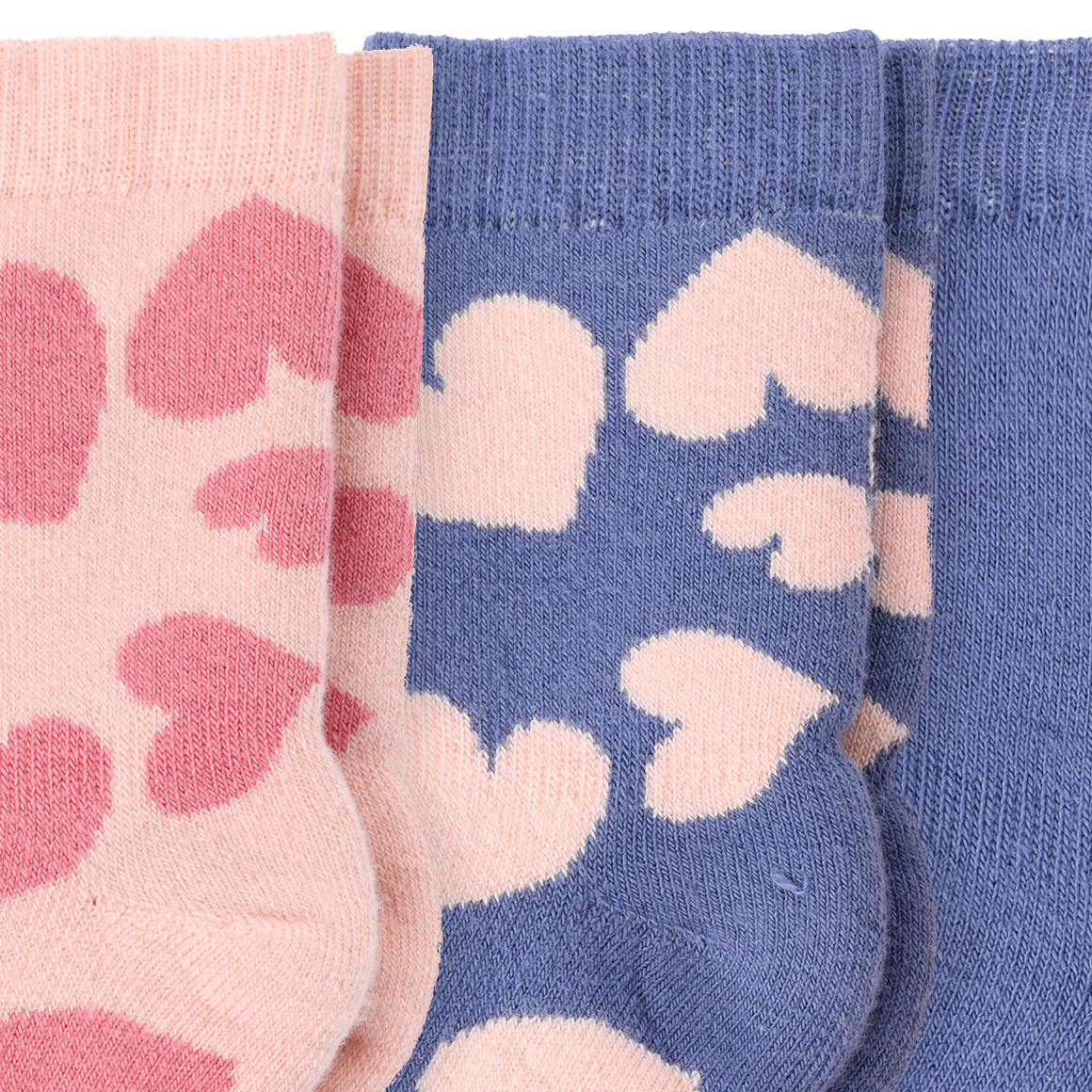 Famy 3 Paar Baby Stoppersocken im Set lila / rosa