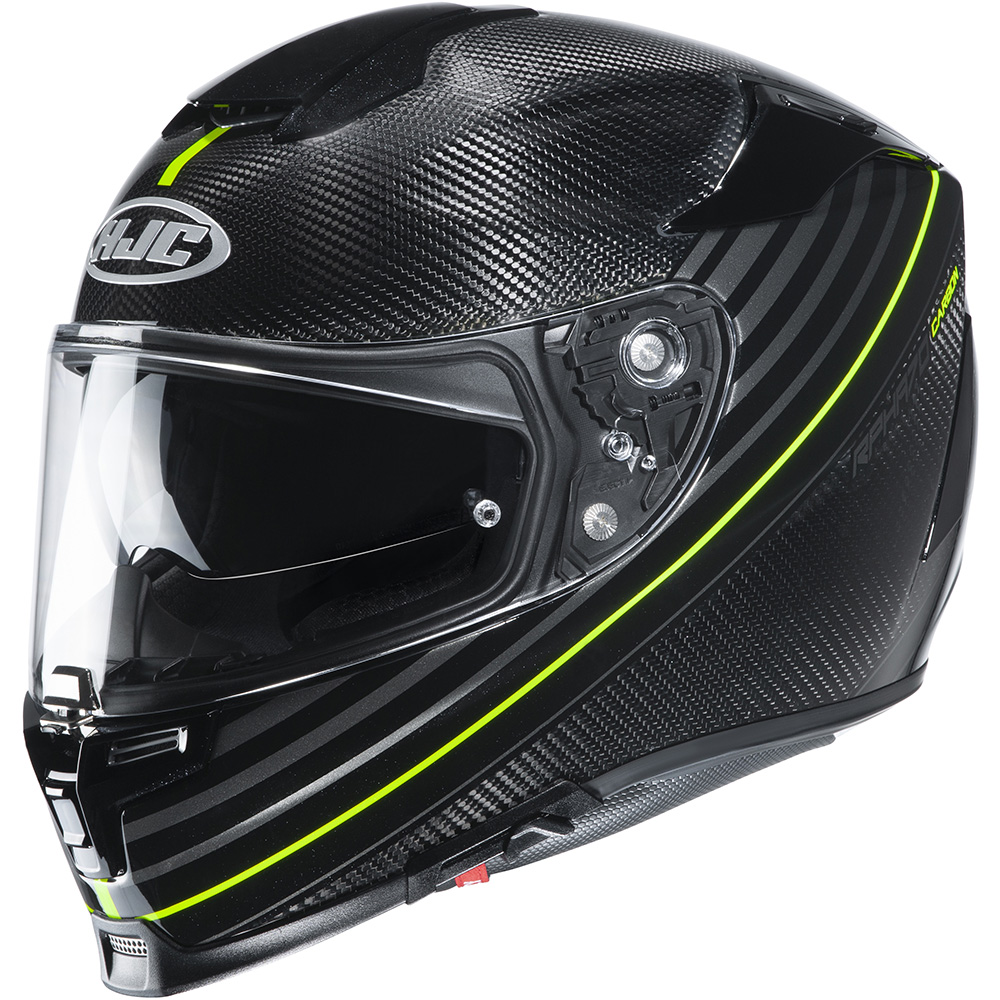 HJC - Casque RPHA 70 Carbon Artan MC4H / Noir / Jaune fluo