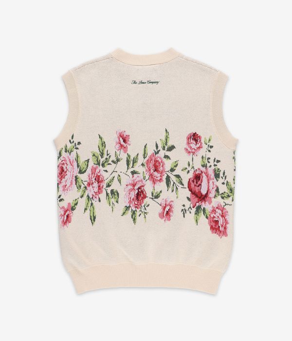 The Loose Company Flower Knitted Weste (cream)