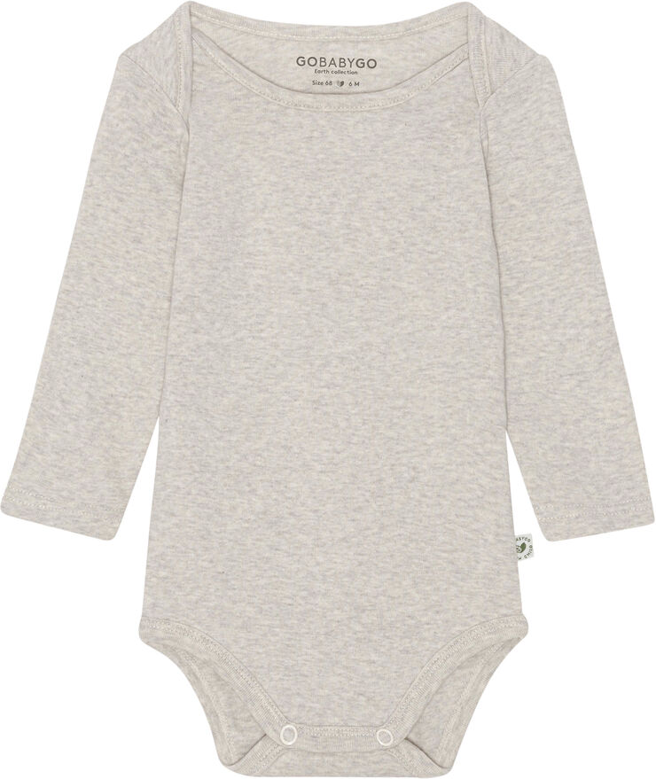 GoBabyGo Hazel Body Langærmet - Plantefarvet Feather