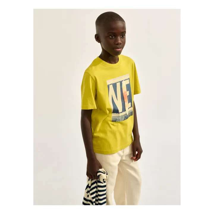 Bellerose T-shirt Kenny Coton Bio | Jaune