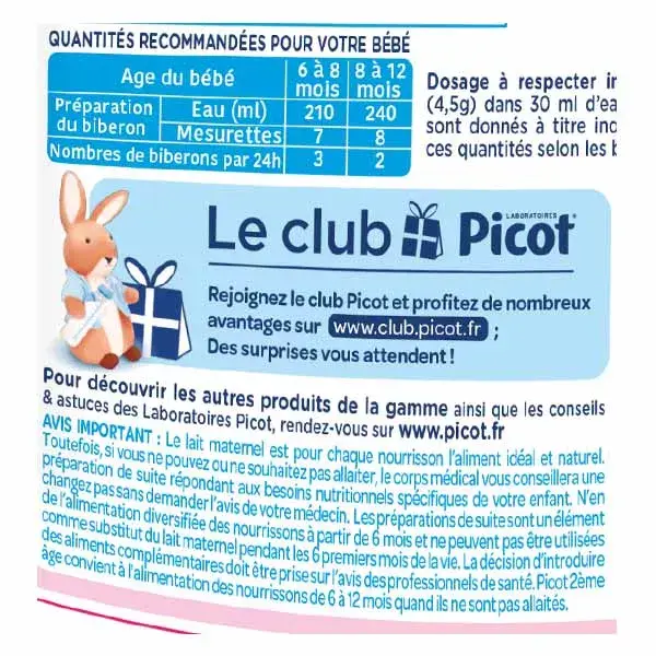 Picot Standard 2ª Idade 800g