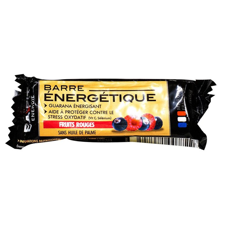 Barre énergétique fruits rouges 30g