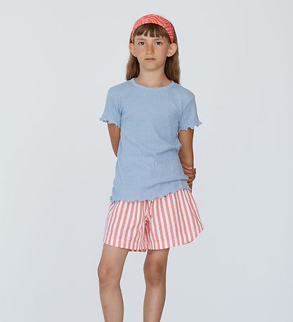 Mads N?rgaard Shorts - Sacky - White Alyssum/Shell Pink