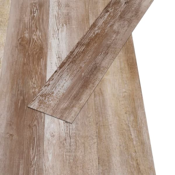 vidaXL Selvklebende PVC-gulvplanker 5,21 m² 2 mm vasket tre