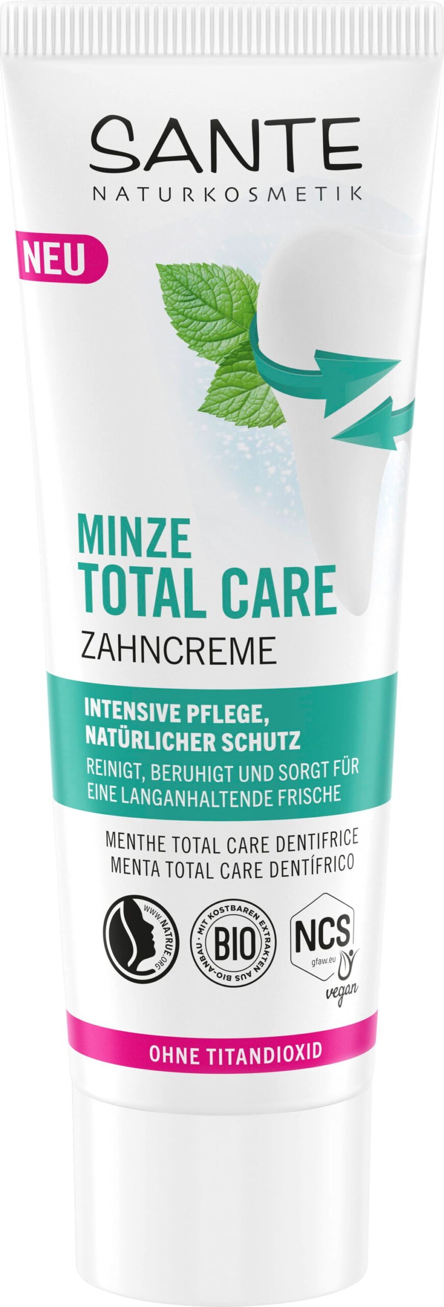 Sante Family tandpasta mint met fluor (75 ml)