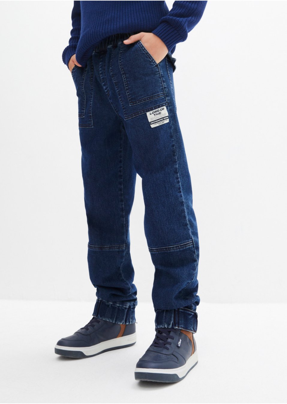 Pantalon taille extensible garçon, Loose Fit