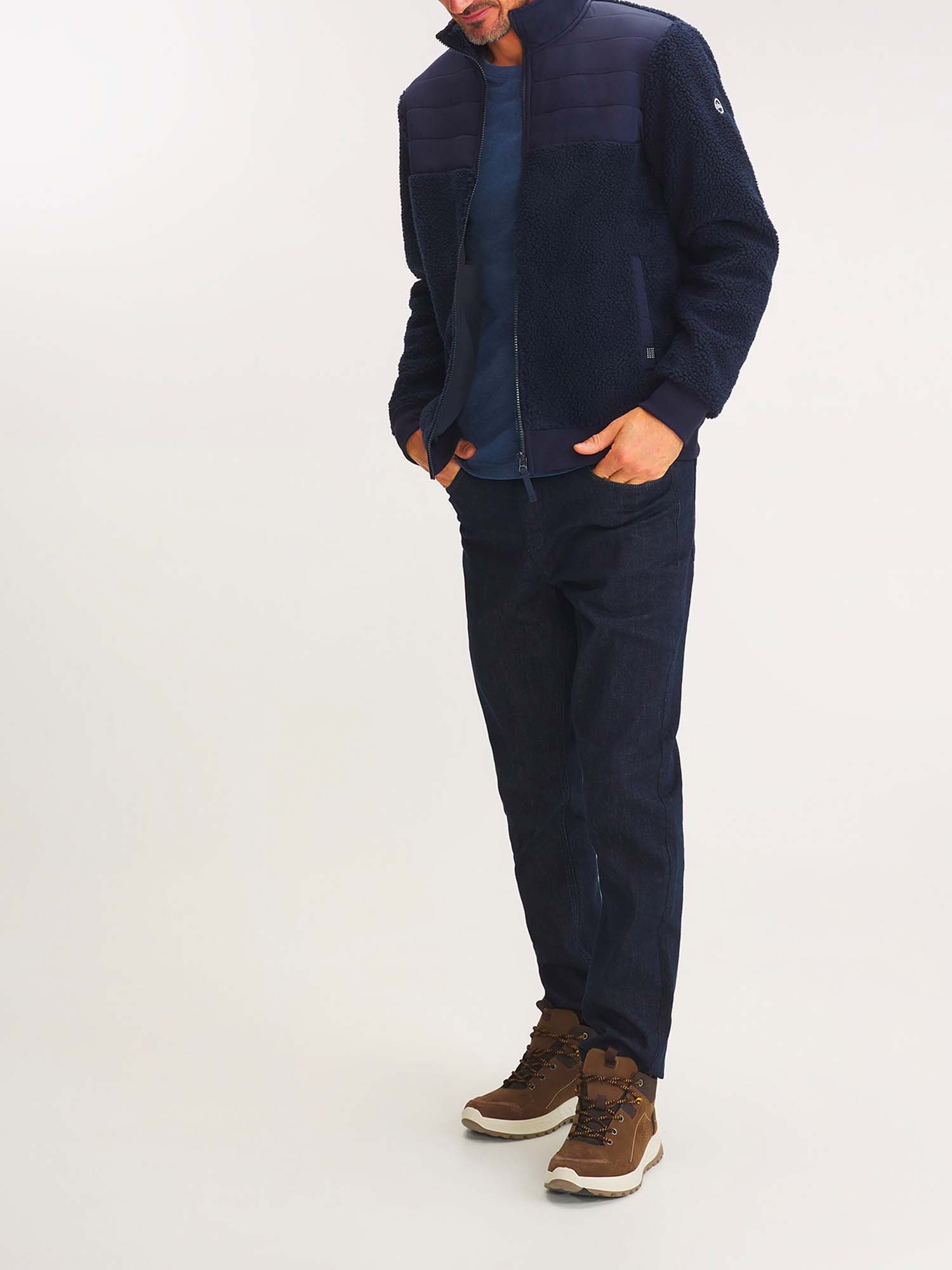 Polaire Homme Manches Longues Sherpa Marine