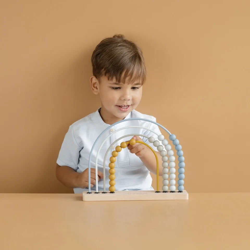 Little Dutch - Regnbue Abacus blå