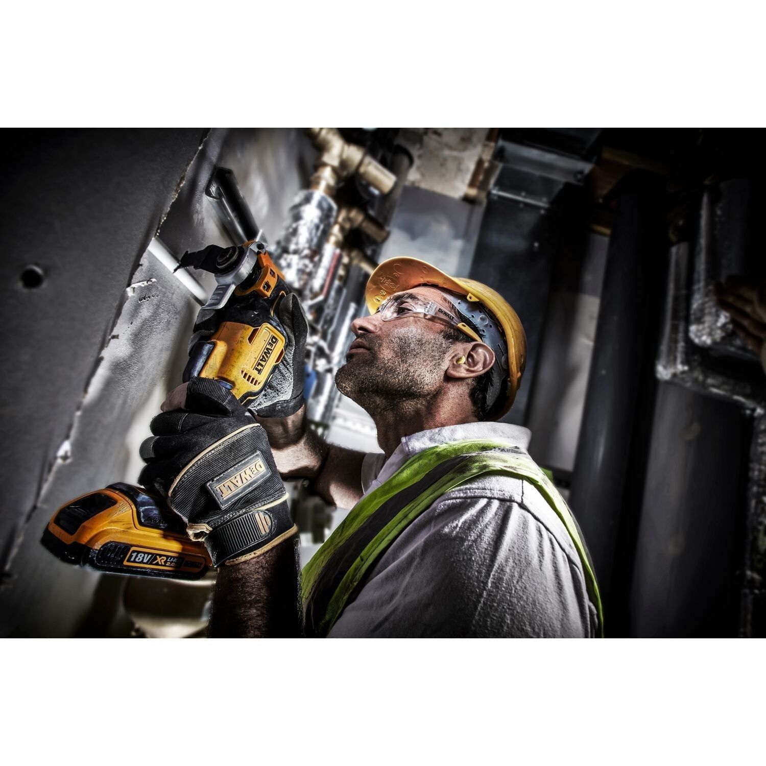 DeWALT DCS356E1T Accu multitool   accessoires 18V XR 1.7Ah POWERSTACK in TSTAK
