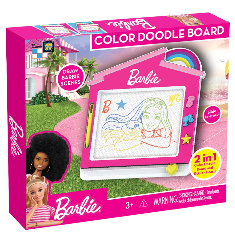 Barbie - Magnettavle - Color Doodle Board