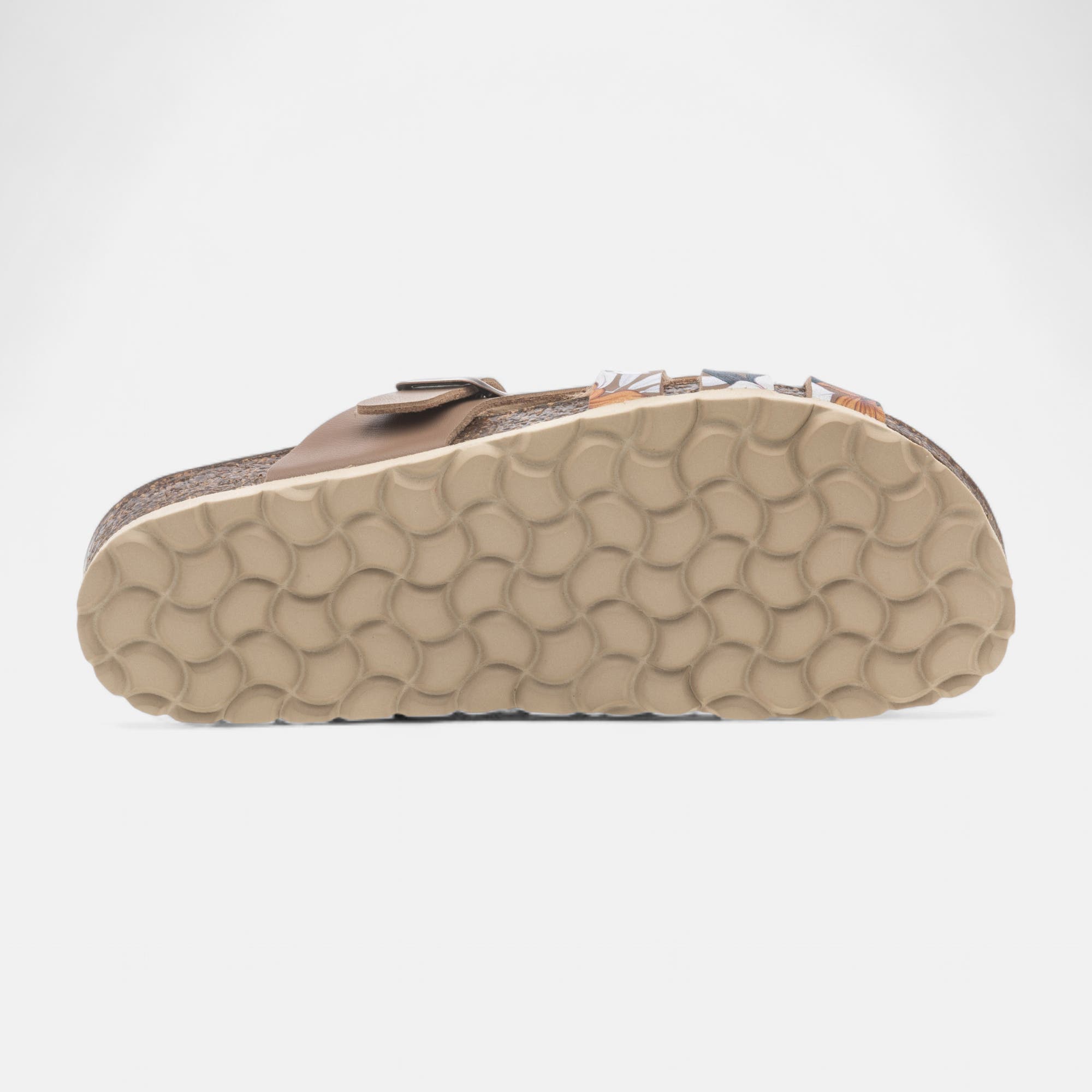 Mules semelle liège Femme taupe
