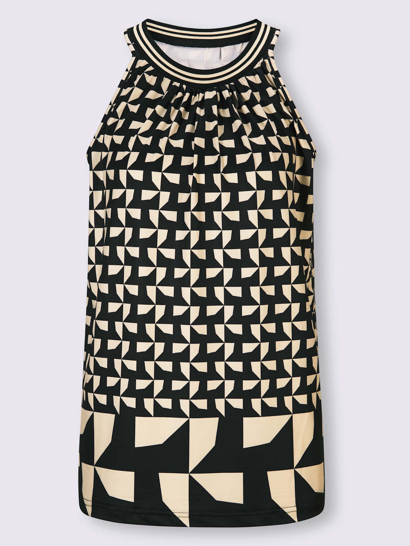 Débardeur mélange de motifs tendance