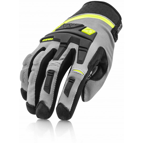 Acerbis - Gants CE X-Enduro Noir / Gris / Jaune