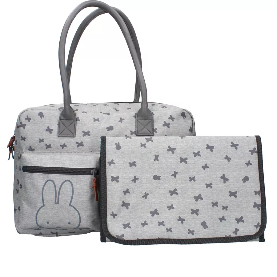 Kidzroom Wickeltasche Miffy Chase Your Dreams Grey