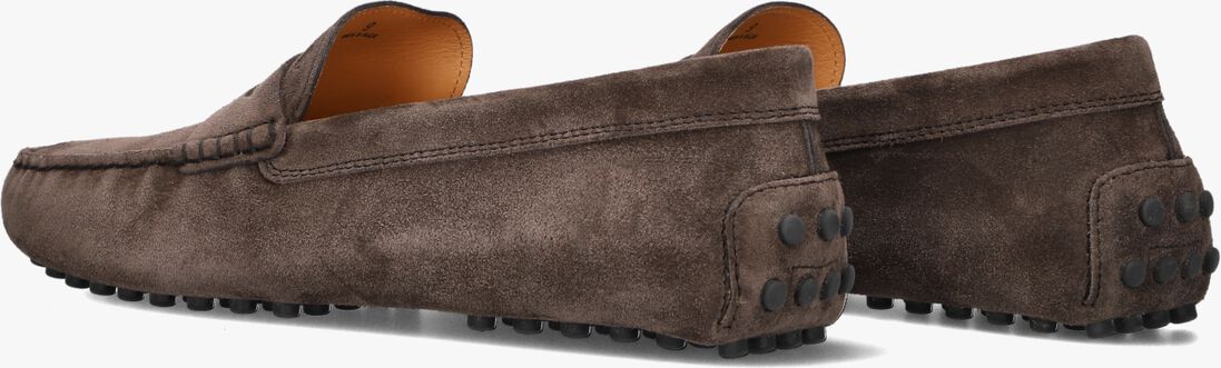 bruine tod's mocassins mocassino gommino 22l