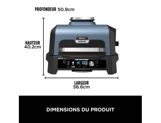 NINJA - Barbecue électrique Woodfire Pro Connect XL OG901EU