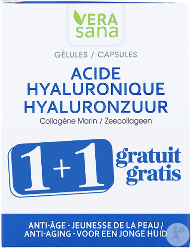 Vera Sana Acide Hyaluronique + Collagène Marin 30+30 Gélules