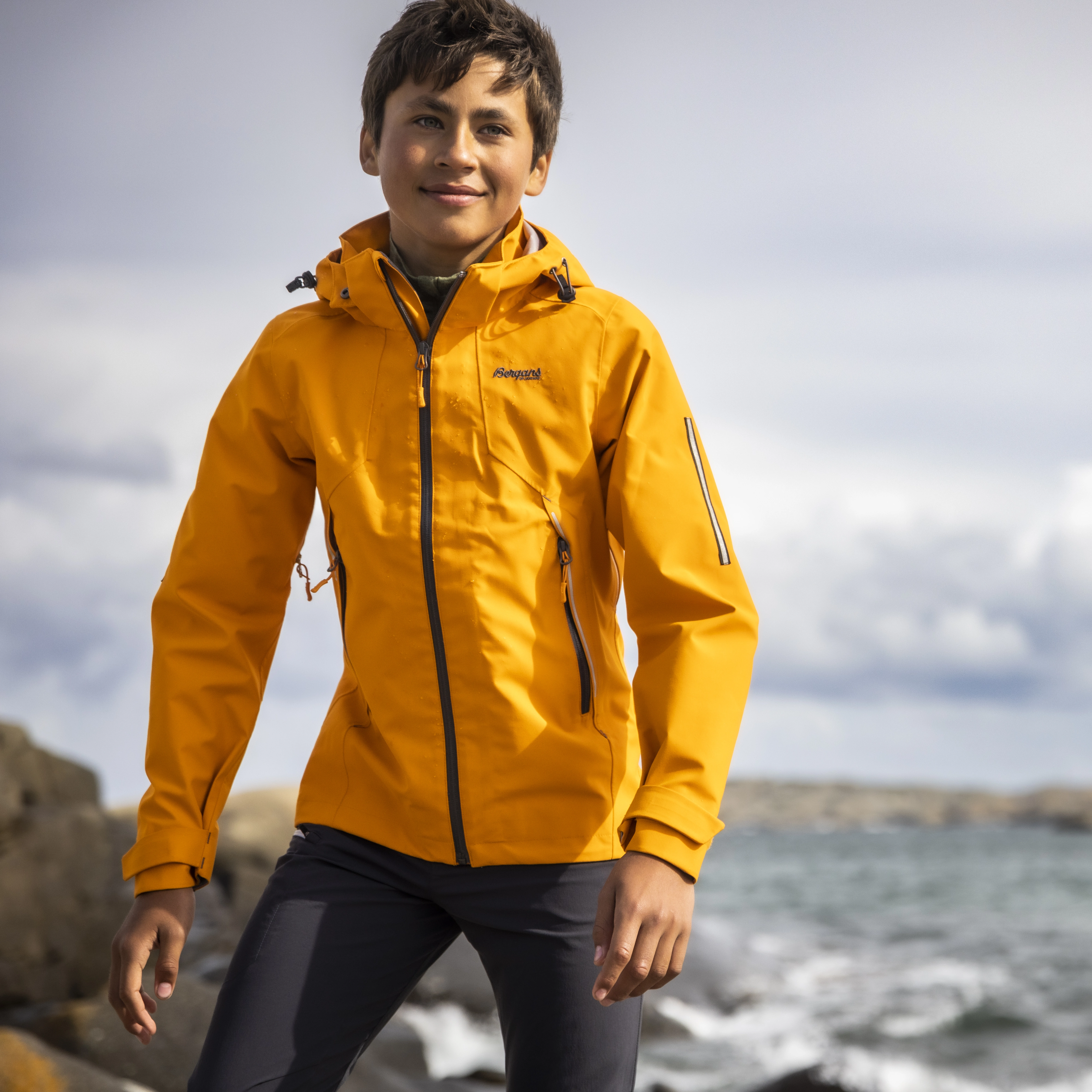 Sjoa 3L Youth Jacket Cloudberry Yellow