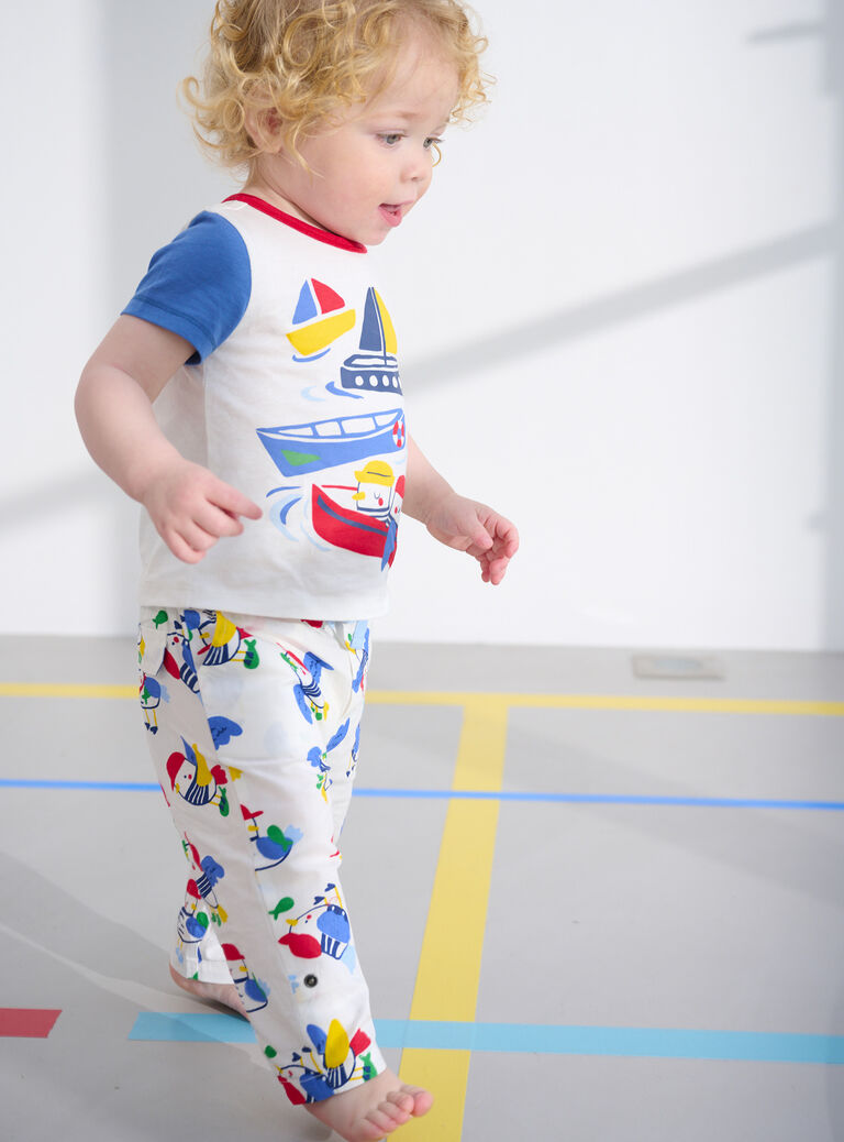 Pantalon à motif oiseau pour bébé garçon